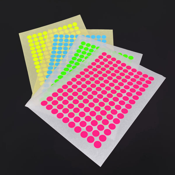 PAPER STICKY DOTS / For NOW IS BETTER Calendar / 4 sheets / PINK Set